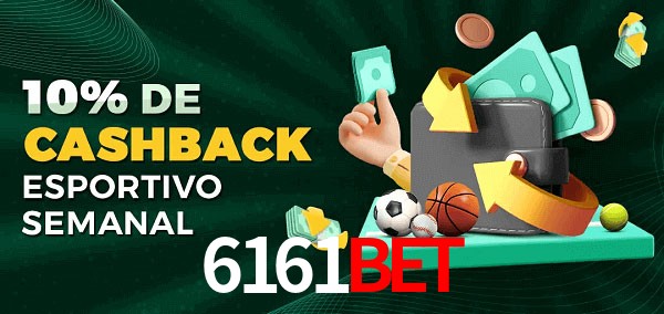 10% de bônus de cashback na 6161bet
